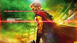 Thor Ragnarok Led Zeppelin  Immigrant Song Full lyrics [upl. by Rotsen]