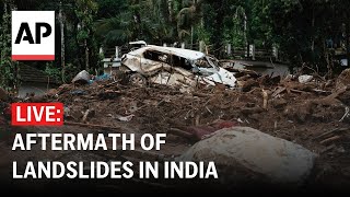 LIVE Landslides in India kill at least 151 in Wayanad Kerala [upl. by Ardnuhs175]