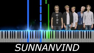 Sunnanvind  Mares  Piano Tutorial [upl. by Recor]