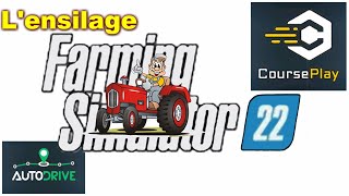 FS22 AutoDrive  FS22 CoursePlay Lensilage [upl. by Ailahs]