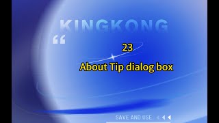 23 About tip dialog box function [upl. by Cordelie]