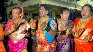 Gudur Venkatesh Swamy Bathukamma Song 2024 at Cheruvugattu  Bathukamma Song  Bathukamma Patalu [upl. by Grimaud]