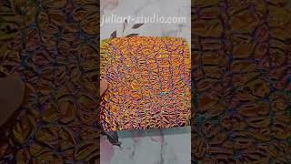 High Gloss Dichroic Sheet for Resin Art  Orange Pebbles [upl. by Weider]