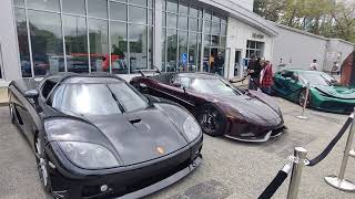 KOENIGSEGG display McLaren Boston 2024 may 11th cars and coffee [upl. by Ander]