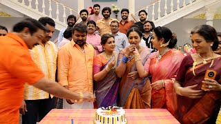 Illu Illalu Pillalu Serial Celebrations 2024  New Serial Actress Videos  Serial Update  Aamani [upl. by Olympie]