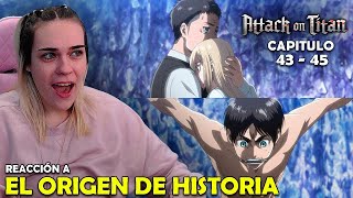 EL ORIGEN DE HISTORIA  REACCIÓN A SHINGEKI NO KYOJIN POR PRIMERA VEZ  43  45 [upl. by Clauddetta98]