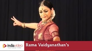 Peacock Dance by Rama Vaidyananthan  Bharatanatyam on Mayur Alarippu [upl. by Secnarfyram]