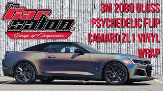 3M 2080 Gloss Psychedelic Flip Camaro Zl1 Vinyl Wrap [upl. by Skipton]