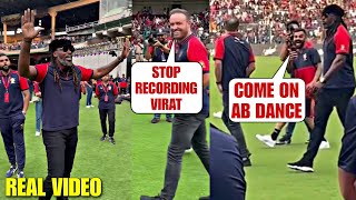 Watch Virat Kohli records Chris Gayle and AB DeVilliers and posts the video on his Instagram account [upl. by Ivonne]