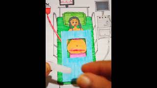 Cesarean delivery surgery paperanimation trendingshorts [upl. by Attelocin]