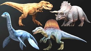 3D Dino  Size Comparison 20 Dinosaurs  Eftsei Gaming [upl. by Anekahs]