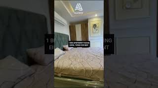 1Bed Apartment Facing Eiffel Tower in Bahria Town  For Rent [upl. by Reve]