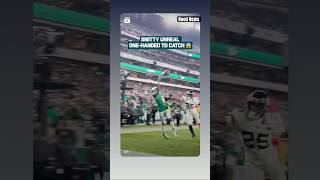 Smitty unreal one handed TD catch hoodnews philadelphiaeagles touchdown devontasmith [upl. by Victory911]