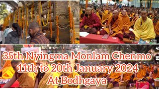 35th Nyingma Monlam Chenmo at Bodhgaya 11th Jan 2024 at Bodhgaya tibetanyoutuber tibetanvlogger [upl. by Ninnahc873]