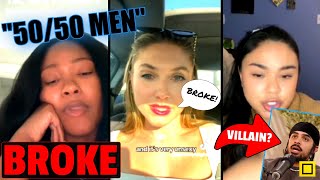 Single Women On TikTok Lose It Over Having To Go 5050 [upl. by Limak]