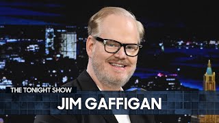 Jim Gaffigan Is Gunning to Be the Next Pope Tastes His Fathertime Bourbon with Jimmy  Tonight Show [upl. by Utter]