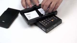 Braun ET66 Calculator by Dieter Rams Unboxing by TurntableLabcom [upl. by Nigrom]