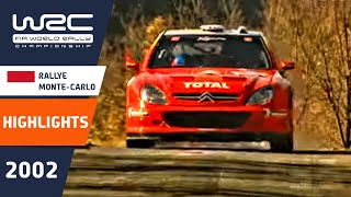 Rallye MonteCarlo 2002 WRC Highlights  Review  Results [upl. by Mosley392]