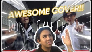 NOOB BEATBOXER REACTS  Dont Care CrownFox StevensonCovered by Jairo [upl. by Hcirdeirf942]