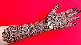 mehndi designs  mendini design  cone designs  mehandi design  mehdi ka dizain  madhi ke design [upl. by Llenwahs]