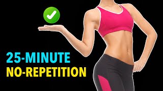 NoRepetition Circuit Workout for a 25Minute Full Body Burn [upl. by Coady149]