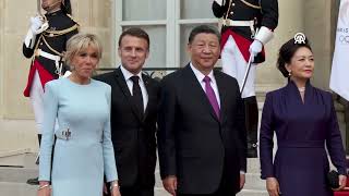 French President Macron hosts official state dinner for Chinese President Xi [upl. by Theurich]