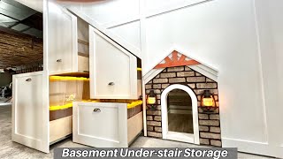 How to Make Under Stair Storage in Your Basement [upl. by Kuhn721]