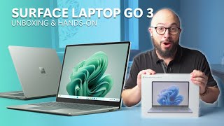 Surface Laptop Go 3  Unboxing amp HandsOn [upl. by Derraj923]