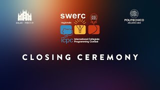 2022 ICPC SWERC Closing Ceremony [upl. by Maryjo516]