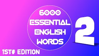 6000 Essential English Words Book 01 1stEdition [upl. by Gavrila]