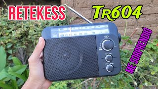 Radio para disfrutar en todos lados  Retekess TR604 [upl. by Ardnossak]