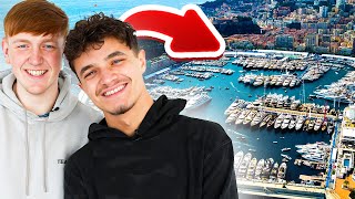 24 Hours In MONACO With LANDO NORRIS [upl. by Anielram772]