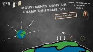 cours 3 mouvement dans un champ de pesanteur uniforme [upl. by Zerline]