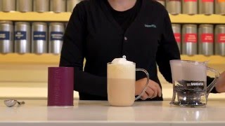 How To Make a Tea Latte  DAVIDsTEA [upl. by Cinelli]