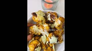 Healthy Baked cheese cauliflower wings keto [upl. by Llieno253]