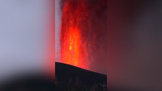 A Canary Islands Volcano Has Been Erupting All Week Destroying Everything In Its Path Shorts [upl. by Sib185]