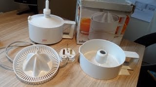 MY BRAUN CITROMATIC 2 JUICER [upl. by Citron]