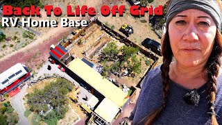 Life Finally Getting Back To Normal  My Off Grid Homestead Property amp RV Living Full Time [upl. by Chev653]