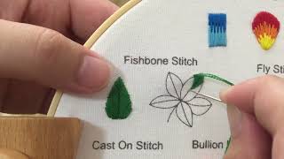 Fishbone Stitch [upl. by Chrisoula]