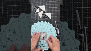 Trimming HalfSquare Triangles quilting [upl. by Ku]