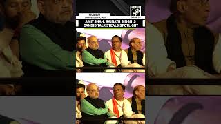 Amit Shah and Rajnath Singh’s viral clip at Devendra Fadnavis’ Oath Taking Ceremony [upl. by Minsk]