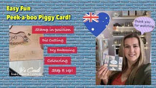 Easy Fun Peekaboo Card Tutorial  VsCards stampinupdemonstrator [upl. by Nwahsud485]