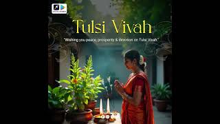 Happy Tulsi Vivah 🌿✨ 🙏✨ digitalbannerapp tulsivivah [upl. by Ha115]