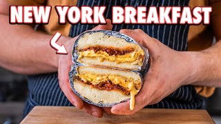 Authentic New York Bacon Egg and Cheese At Home [upl. by Almeida]