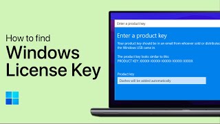 How To Find Your Windows Product License Key  Tutorial [upl. by Nahem]