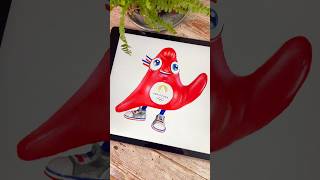 Drawing a Paris Mascot with Watercolor Studio for procreate procreateart digitalillustration [upl. by Olmstead301]