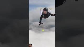 love skyfun skydiving travel skydivevibes paragliding bollywood army song music fyp [upl. by Tatia337]