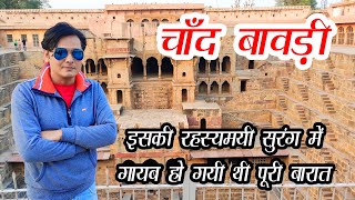 Chand Baori Vlog  Largest Stepwell of India With Mysterious Tunnels  Harshat Mata Temple Abhaneri [upl. by Ainimre]