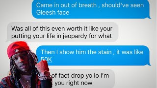 KING VON  GLEESH PLACE LYRIC PRANK ON MY DAD😱💀 DIDNT END WELL [upl. by Rickey]