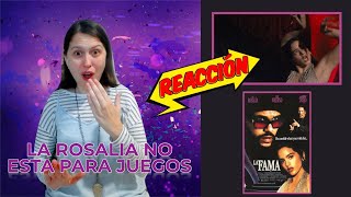 REACCIÓN a ROSALÍA  LA FAMA ft The Weeknd [upl. by Laerol]